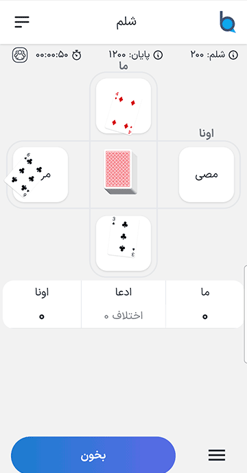 تعیین شخص دست دهنده در شلم شمار بشمارش